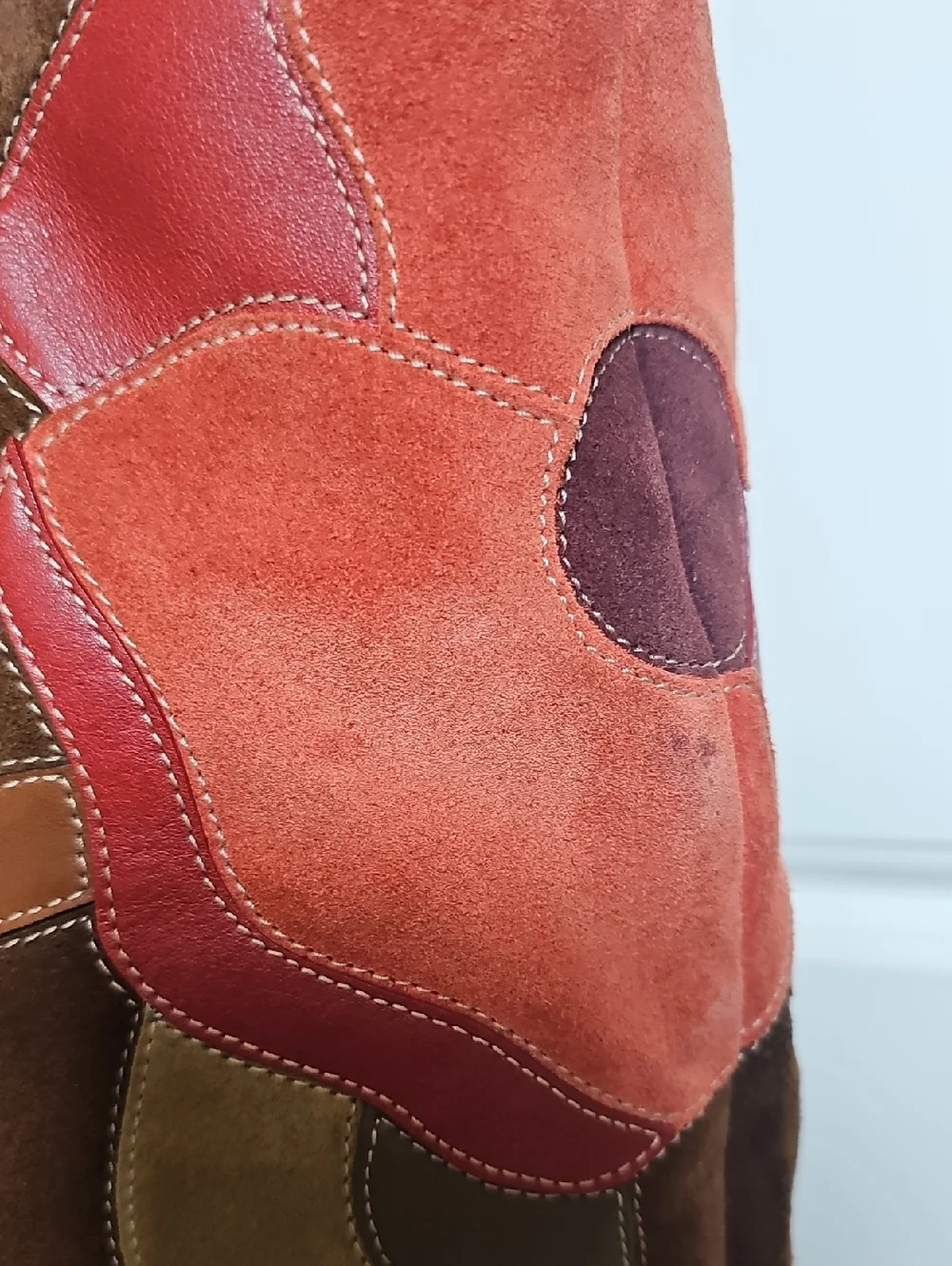 RARE Vintage 2006 Coach Limited Edition "Poppy for Peace" Suede Tote 9259 - EUC - Picture 13 of 15